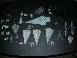 Wotc Star Wars Miniatures Game Starship Battles Wotc 27x Ships Executor