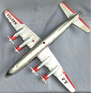 American Airlines Dc - 7 (lighted Props) 1960 