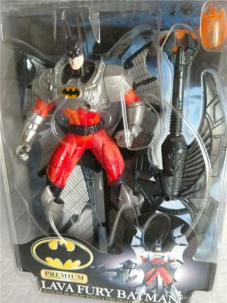 1998 Kenner Legends of the Dark Knight Premium Lava Fury Batman (Bent Card) 2
