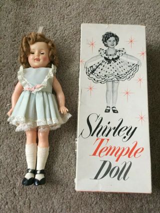 Ideal Shirley Temple Doll No.  9500 - Doll And Box