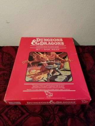 Dungeons And Dragons Set 1 Basic Rules Box Set - Tsr