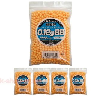 Tokyo Marui Bb 0.  12g 6mm 1000bbs X 5 Packs For Airsoft Toy