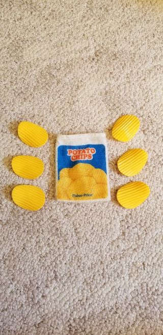 Vintage Fisher Price Fun With Food Play Food Potato Chips