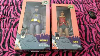 Batman And Robin Neca 1/4 Scale Figures Both Never Opened