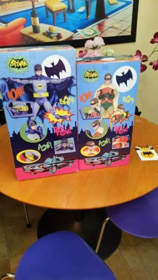 Batman and Robin NECA 1/4 Scale figures BOTH never opened 2