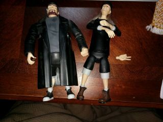 1998 Jay And Silent Bob Talking Action Figures With Accessories -