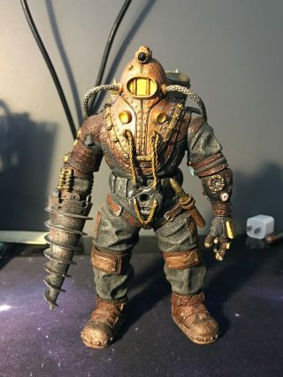 NECA 2009 Bioshock 2 Subject Delta Big Daddy & Little Sister Action Figure Loose 3