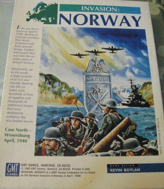 Invasion: Norway Case North April - 1940 Gmt Punched &