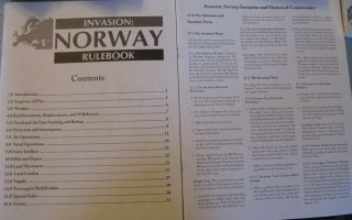INVASION: NORWAY Case North April - 1940 GMT Punched & 4