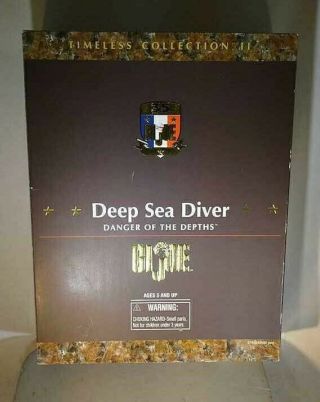 Gi Joe Action Figure Deep Sea Diver Danger Of The Depths 12 " Nib -