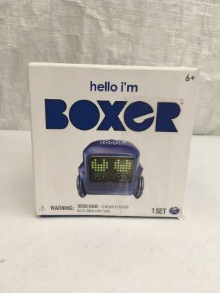 Boxer - Interactive A.  I.  Robot Toy (blue) With Personality And Emotions