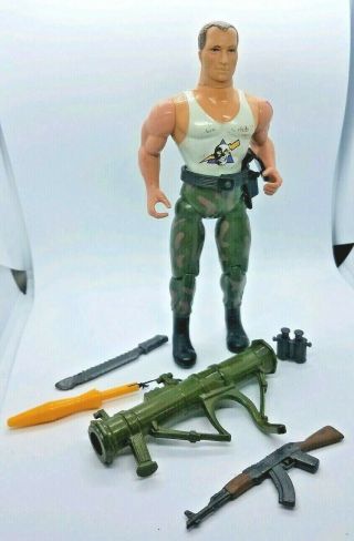Rambo Force Of Freedom S.  A.  V.  A.  G.  E.  Havoc 7 " Figure W/ Weapons Coleco 0802 1986