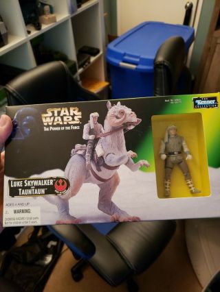 Kenner Star Wars Power Of The Force Luke Skywalker And Taun Taun Potf Figure