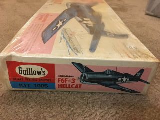 Guillows Giant Grumman F6F - 3 Hellcat Fighter Balsa Flying Model Airplane Kit 8
