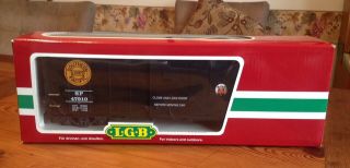 LGB 47910 Black Southern Pacific Overnight Express Box Car G Scale 2