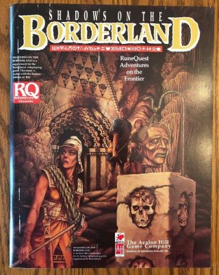 Shadows On The Borderland Runequest Adventure 1993 Avalon Hill,  100 Complete