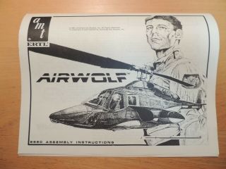 AMT - ERTL 1/48 AIRWOLF HELICOPTER (6680) 4