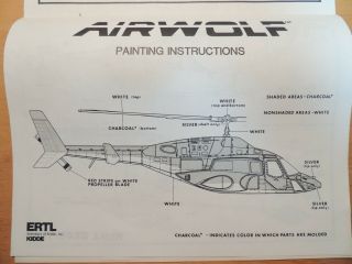 AMT - ERTL 1/48 AIRWOLF HELICOPTER (6680) 5
