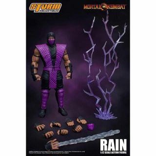 Authentic Licensed Storm Collectible Mortal Kombat RAIN and SMOKE - 2 - PIECE set 2