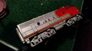 Mth 30 - 4098 - 1 Railking Rugged Railking Santa Fe F3 W/locosound (no Box) Euc
