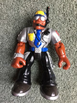 6 " Metal Crew Rescue Heroes Action Figures Figurines Toys 2000 Mattel 77461