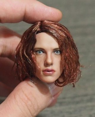 Custom 1/6 Scale Scarlett Johansson 4.  0b Head Sculpt For Hot Toys Female Body