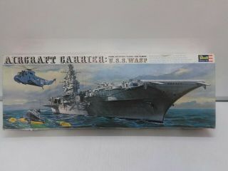Revell H - 375 - Uss Wasp Aircraft Carrier Gemini Recovery Ship - 1969 Open Box