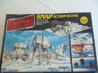 1981 Battle On Ice Planet Model Kit Star Wars Return Of The Jedi