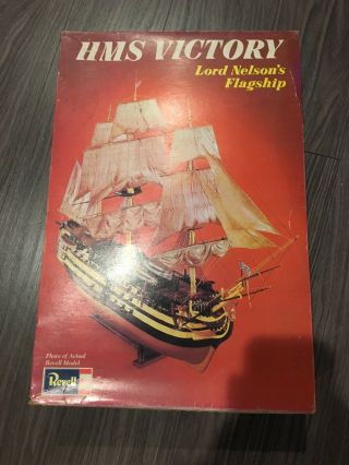 Vintage Revell Authentic Kit,  Hms Victory,  Lord Nelson 