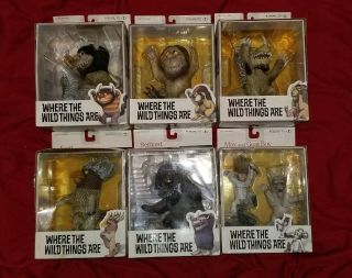 (2000) Mcfarlane Toys - Where The Wild Things Are - 6 Action Figures