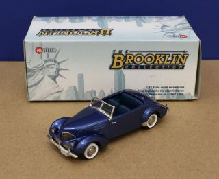 Brooklin Fs - 04 1:43 1940 Graham Hollywood Convertible Blue Factory Special Db