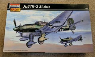 Monogram Pro Modeler 1/48 Scale Ju87r - 2 Stuka Model Airplane Kit 85 - 5975