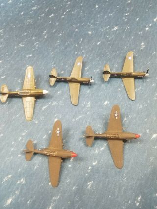 Built And Painted 1/144 Scale P40 Warhawks