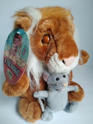 Gemmy Lion & Mouse Plush Duet Sing & Dancing " The Lion Sleeps Tonight "