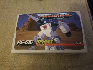 Transformers Toy Ocular Max Mmc Ox Ps - 01c Sphinx G1 Mirage Animation