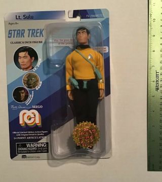 Mego Star Trek Classic 8 " Lt.  Sulu Figure - 14 Points Articulation - 9417/10000