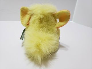 Vintage 1999 Yellow Orange Baby Furby With Tags 2