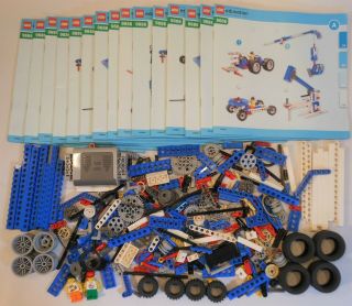 Lego 9686 Education Stem Simple & Motorized Mechanisms W/ 15 Instruction Manuals