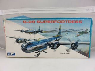 Mpc B - 29 Superfortress 1/72 Scale Model Kit 2500 - 250 Started Broken Propellers