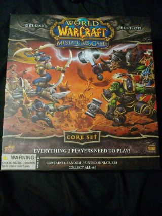 World Of Warcraft Miniatures Game Deluxe Edition Core Set Complete