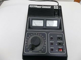 Mrc Tech 3 Power Command Model 9500 Dc Train Control W/ Two Meters Made In Usa