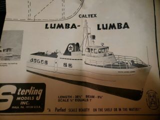 Sterling Models Inc.  Caltex Lumba - Lumba Instructions