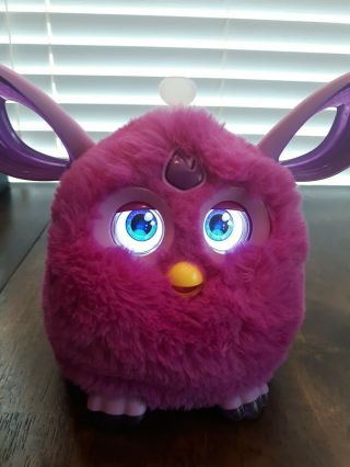 2016 Hasbro Bluetooth Furby Connect Friend Purple Pink B6087 Links To Smartphone