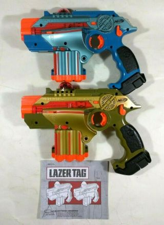 Nerf Lazer Tag Phoenix LTX 2 - Pack Laser Tag Battle System w/ Instructions & Box 2