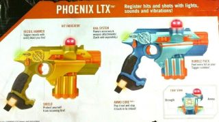 Nerf Lazer Tag Phoenix LTX 2 - Pack Laser Tag Battle System w/ Instructions & Box 3