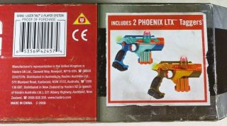 Nerf Lazer Tag Phoenix LTX 2 - Pack Laser Tag Battle System w/ Instructions & Box 4