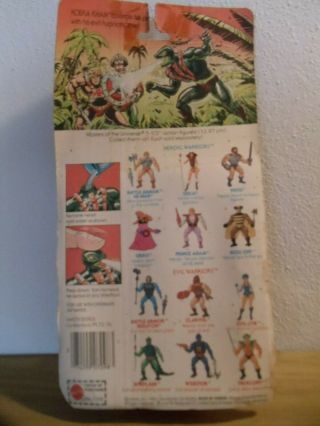 1983 Vintage Masters of the Universe Card Kobra Khan,  MOSC,  He - Man,  MOTU 8
