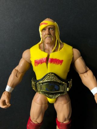 WWE Mattel Elite Defining Moments Hulk Hogan Action Figure Loose Complete 2