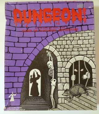 Dungeon Game Of Fantastic Adventure - Dungeons & Dragons Boardgame Box Set Tsr