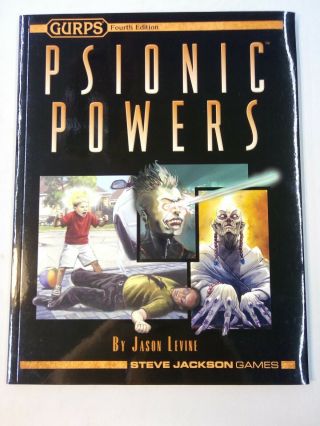Gurps Psionic Powers 4th Edition (2009,  Paperback)
